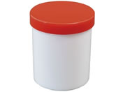 浅井商事/プラ壷 軟膏容器 24-8100-0508 赤 100ML(50コイリ)