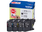 ブラザー/インクカートリッジ お徳用4色パック/LC213-4PK
