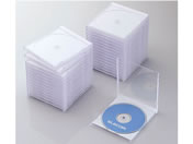 エレコム/Blu-ray DVD CDケース ホワイト 30枚