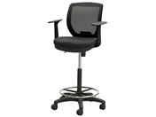 Netforce/ハイチェア CORE T肘付き ブラック/CRH-1TA-FW-BK