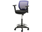 Netforce/ハイチェア CORE 上下昇降肘付き ネイビー/CRH-1MA-FW-NV