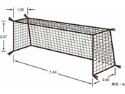 �[�b�g ��ʃT�b�J�[�S�[���l�b�g120T ZKN200