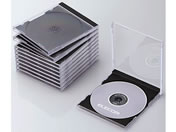 エレコム/Blu-ray DVD CDケース ブラック 10枚