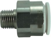 チヨダ/ファイブSUSメイルコネクタ 白 10mm・R1/8/FS10-01MW