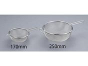 エスコ/ろ過網 柄付 ステンレス製 16メッシュ φ250 0.36mm