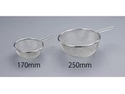 エスコ/ろ過網 柄付 ステンレス製 16メッシュ φ170 0.36mm