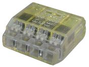 TRUSCO/差込形電線コネクタ極数4 (8個入)/T-QL-4