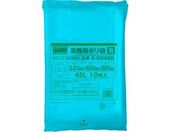 TRUSCO/業務用ポリ袋 厚み0.03×45L 青 10枚入/A-0045B