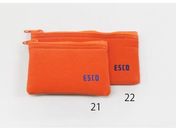エスコ 小物袋 オレンジ 100×70mm EA509AD-21