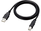 エレコム/USBケーブル 1.5m USB A-B ブラック/U2C-AB15BK/ID