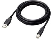エレコム/USBケーブル 3m USB A-B ブラック/U2C-AB30BK/ID