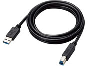 エレコム/USB3.0ケーブル 2m A-B ブラック/USB3-AB20BK/ID