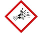 緑十字/GHSステッカー標識 爆弾の爆発 枚組 PET