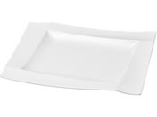 若泉漆器/ニューホワイト 渕付長角皿 45cm/0261710