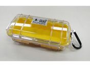 エスコ/防水ケース 黄 クリア 162×67×52mm/EA657-3C