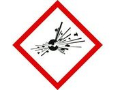 緑十字/GHSステッカー標識 爆弾の爆発 枚組 PET