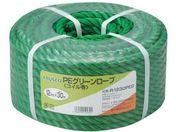 TRUSCO PEグリーンロープ 3つ打 線径12mm×長さ30m