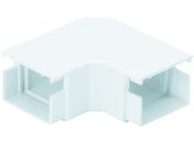 マサル/エムケーダクト付属品 平面マガリ 0号 ホワイト/MDM102