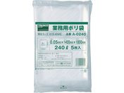 TRUSCO/業務用ポリ袋 240L (5枚入)/A-0240