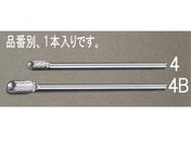 エスコ/超硬カッター 6mm軸 10×19×169mm/EA819JL-4