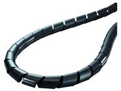 ヘラマンタイトン/スパイラルチューブ (ポリエチレン製 耐候グレード) 黒 長さ50m/TS-10-W