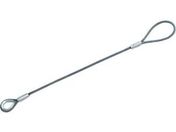 TRUSCO ワイヤロープスリング Bタイプ アルミロック 12mm×2m