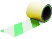 TRUSCO 蛍光ノンスリップテープ 屋外 100mm×3m グリーン・ホワイト