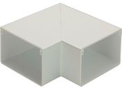 マサル/エムケーダクト付属品 平面マガリ 6号 ミルキーホワイト/MDM163