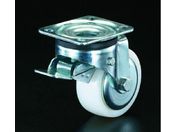 エスコ/キャスター 自在金具 前輪ブレーキ付 75mm/EA986HS-1