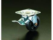 エスコ/キャスター 自在金具 前輪ブレーキ付 80mm/EA986JC-80