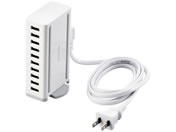 エレコム/USB充電器 AC充電器対応 USB-A×10/EC-ACD04WH