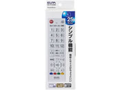 朝日電器/テレビリモコン ホワイト/RC-TV102WH