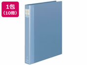 G)コクヨ/ロック式リングファイル シングルレバー A4 背幅36mm 青 10冊