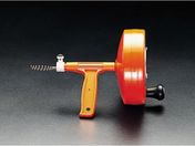 エスコ/ドレンクリーナー 手動式 6.5mm×7.6m/EA340GB