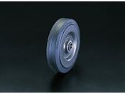 エスコ/車輪 ラバータイヤ スチールリム ボールベアリング 160×50mm