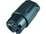 アメリカン電機/引掛形 ナイロンコネクタボディ 接地2P20A125V/3214N-L5