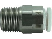 チヨダ/ファイブSUSメイルコネクタ 白 4mm・R1/8/FS4-01MW