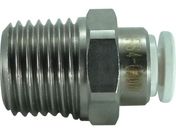 チヨダ/ファイブSUSメイルコネクタ 白 4mm・R1/4/FS4-02MW
