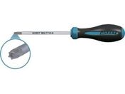 HAZET/HEXAnamic樹脂ソフトグリップドライバー(いじり止付トルクス) 刃先T40H 軸長130mm/802-T40H