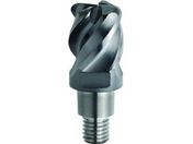 三菱/4枚刃難削材加工用 超硬クーラントホール付制振ラジアスヘッド10mm (コート品) EP7020/IMX10C4HV100R10010S