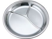 イケダ/エコクリーン 18-8丸型 ランチ皿