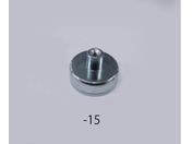 エスコ/マグネット 10個 φ25×7.0mm M4×0.7 40N/EA781EH-15