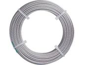 TRUSCO ステンレスワイヤロープ ナイロン被覆 2.0(2.5)×20m