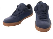 おたふく手袋/ワークシューズ ローカット 紺 25.0cm