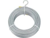 TRUSCO/メッキ付ワイヤロープ Φ3mm×100m/CWM-3S100