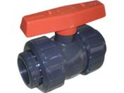 エスロン/ボールバルブ ねじ式 本体PVC OリングEPDM 40/BV40NX