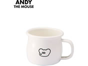 豊琺瑯/ねずみのANDY ホーロー マグカップ/AMJ-2312