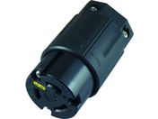アメリカン電機/引掛形 ナイロンコネクタボディ 接地2P20A250V/3224N-L6