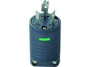 明工/接地2P20A引掛プラグ(L5-20)20A.125V(黒)/MH7152B