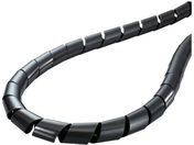 ヘラマンタイトン/スパイラルチューブ (ポリエチレン製 耐候グレード) 黒 長さ100m/TS-2.6-W